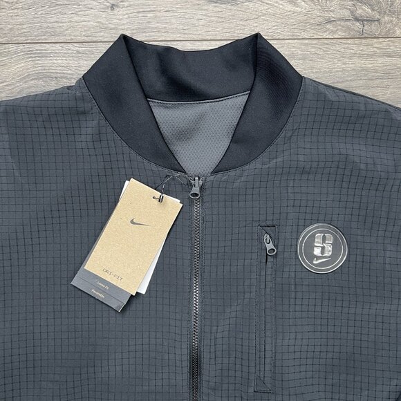 Nike Jacket Size Medium Unisex Black Sabrina Ionescu Reversible Basketball Loose - Picture 5 of 16